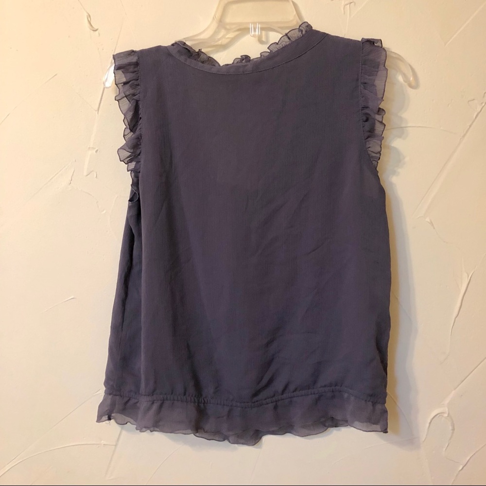 Old Navy Gray Ruffle Tank - Picture 5 of 6